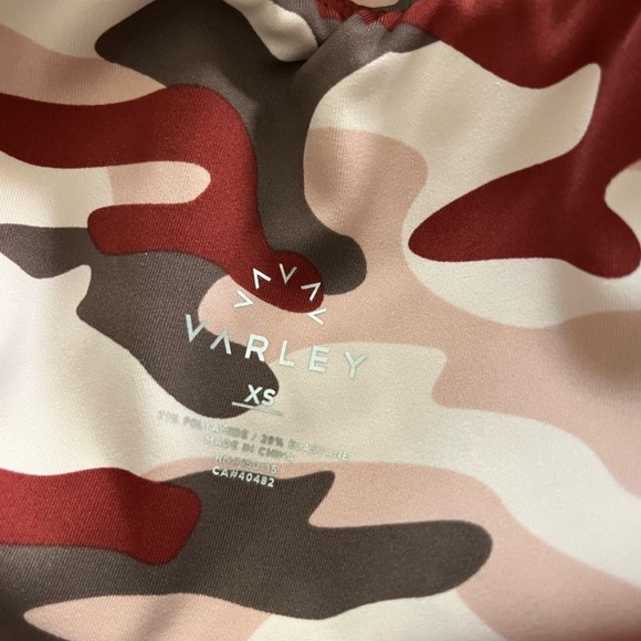 Varley Estrella Pink Brown Legging Camo Print Womens XS. - Picture 5 of 9